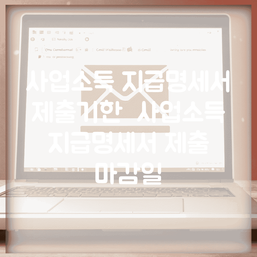 사업소득 지급명세서 제출기한 | 사업소득 지급명세서 제출 마감일