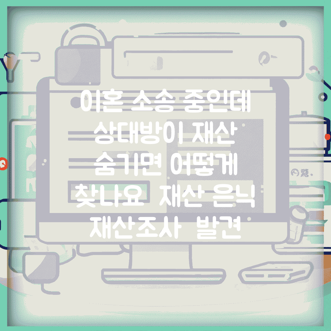 이혼 소송 중인데 상대방이 재산 숨기면 어떻게 찾나요 | 재산 은닉 | 재산조사 | 발견