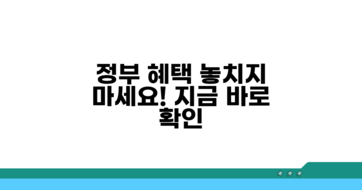 정부 지원 혜택 활용법