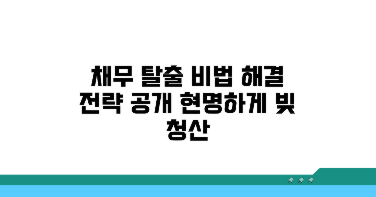 현명한 채무 해결 전략