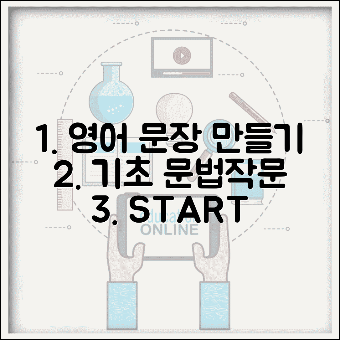 영어로 문장 만들기 훈련 | 기초 문법 + 작문 연습 방법