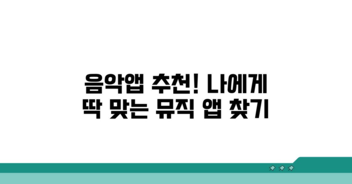 나에게 맞는 음악앱 고르는 법