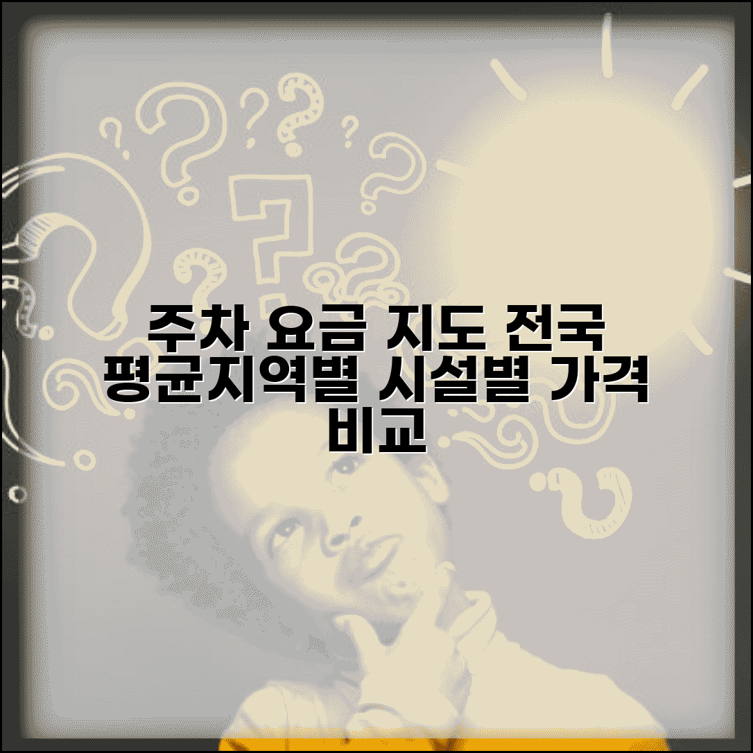 전국 주차장 요금 평균 지역별 시설별 비교 분석