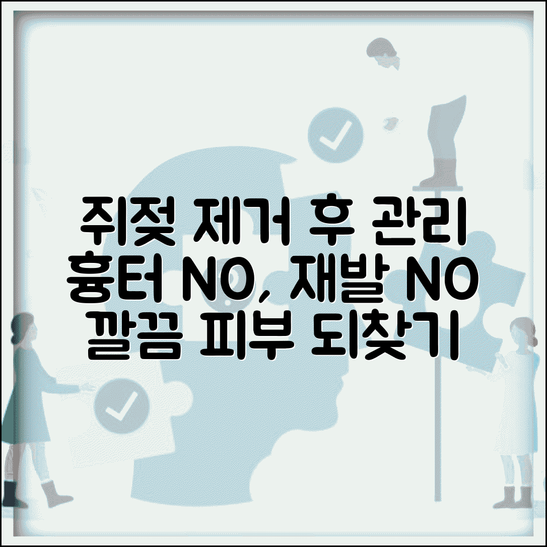 쥐젖 제거 후 관리법 흉터 예방과 재발 방지