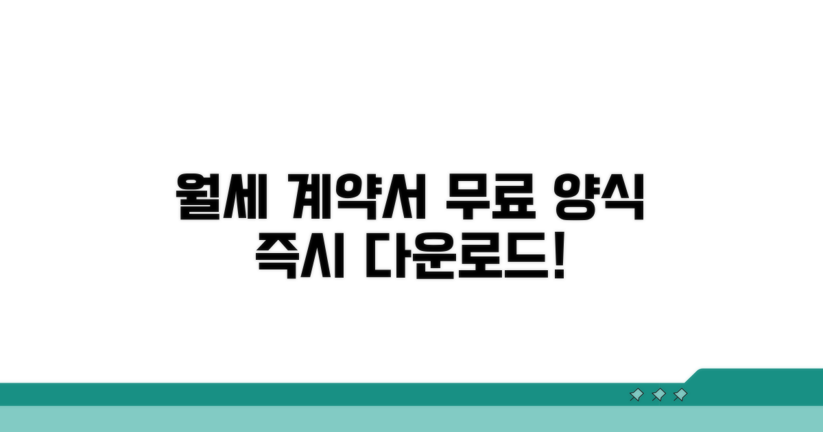 전월세계약서 양식 무료 다운로드 방법