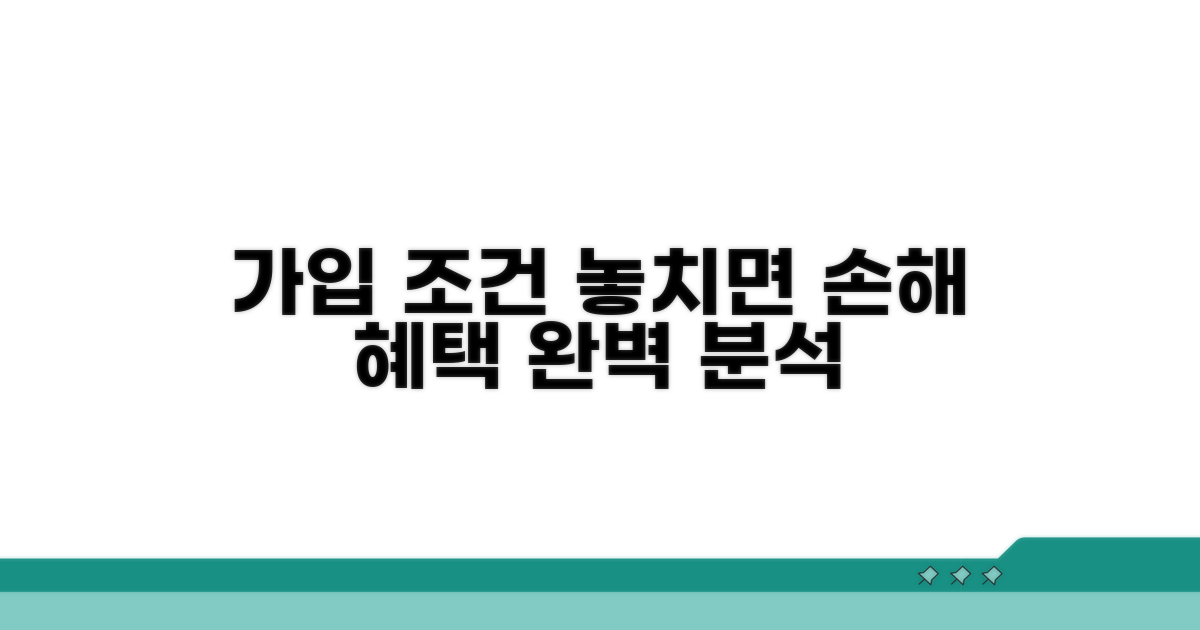 가입 조건과 혜택 상세 분석