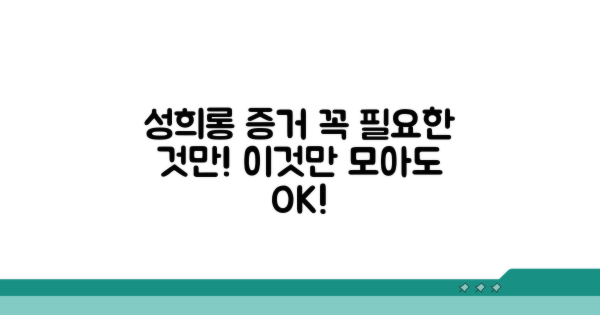 성희롱 증거, 무엇을 모아야 할까