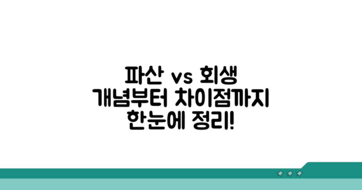 파산 개념, 개인회생과의 차이점