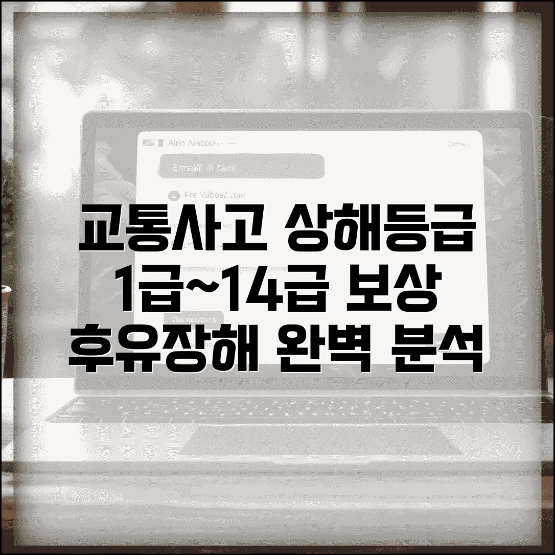 교통사고 상해등급표 14급부터 1급까지 보상과 후유장해 산정