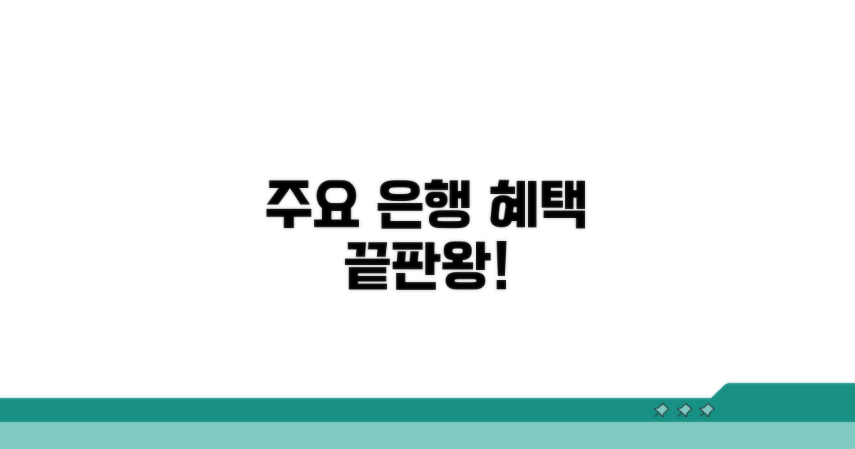 주요 은행 우대 조건 총정리