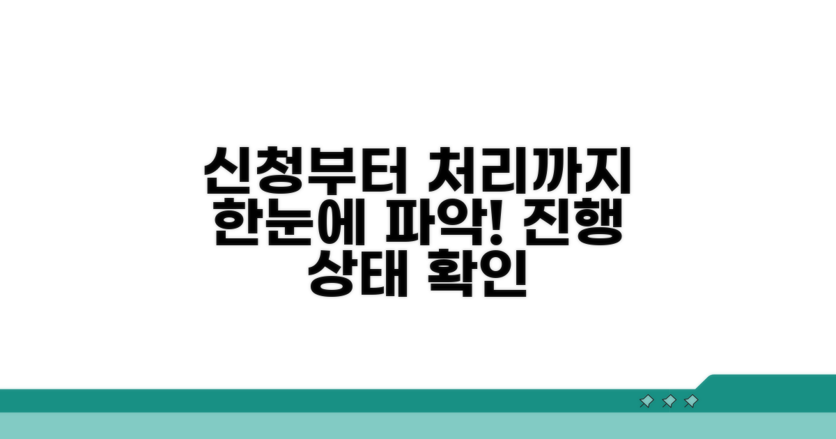 신청부터 처리 상태까지