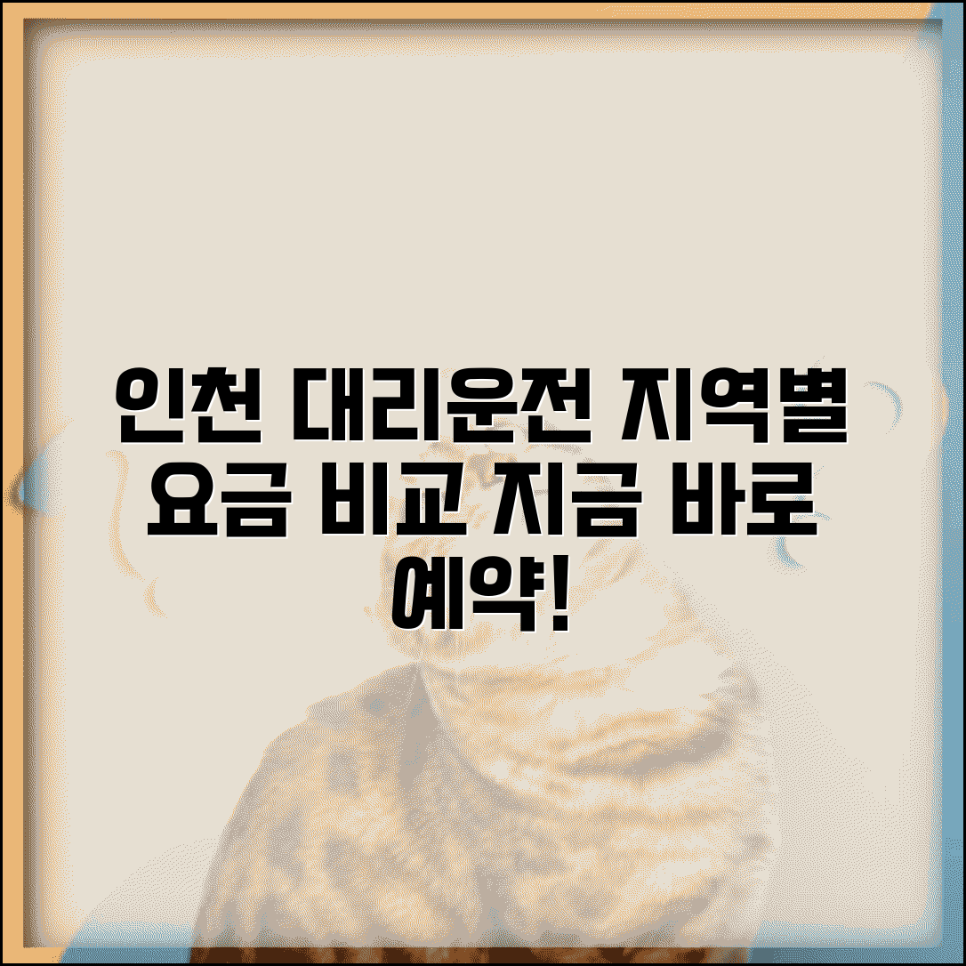 인천대리운전 추천 | 지역별 업체 요금 비교 및 예약 방법 총정리