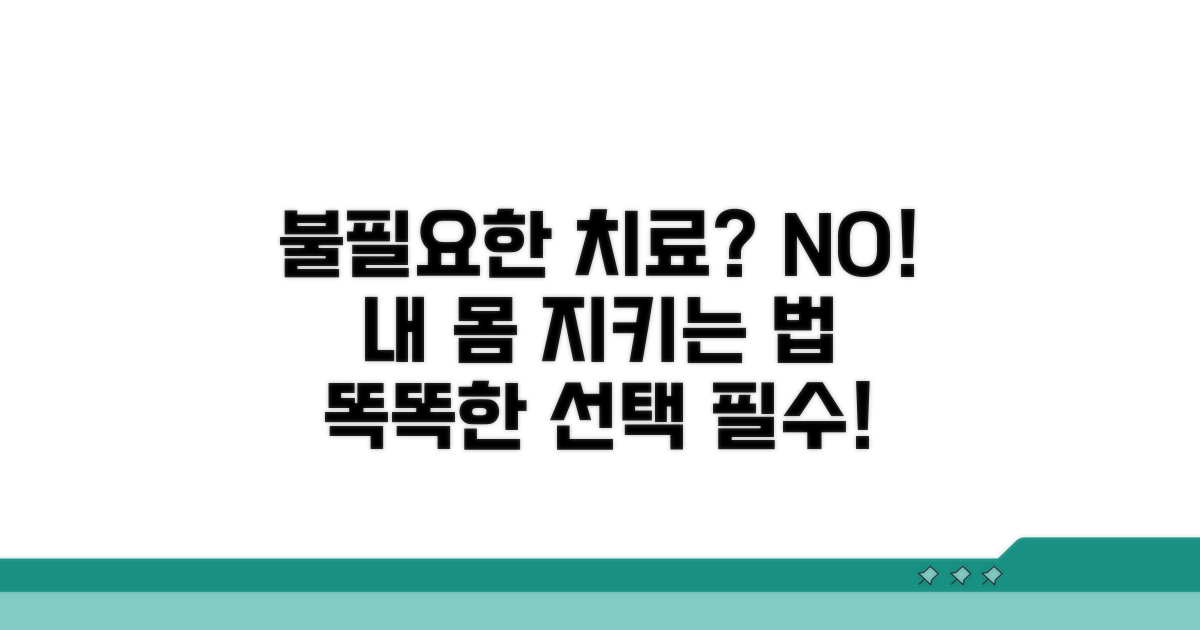 불필요한 치료 권유 막는 법