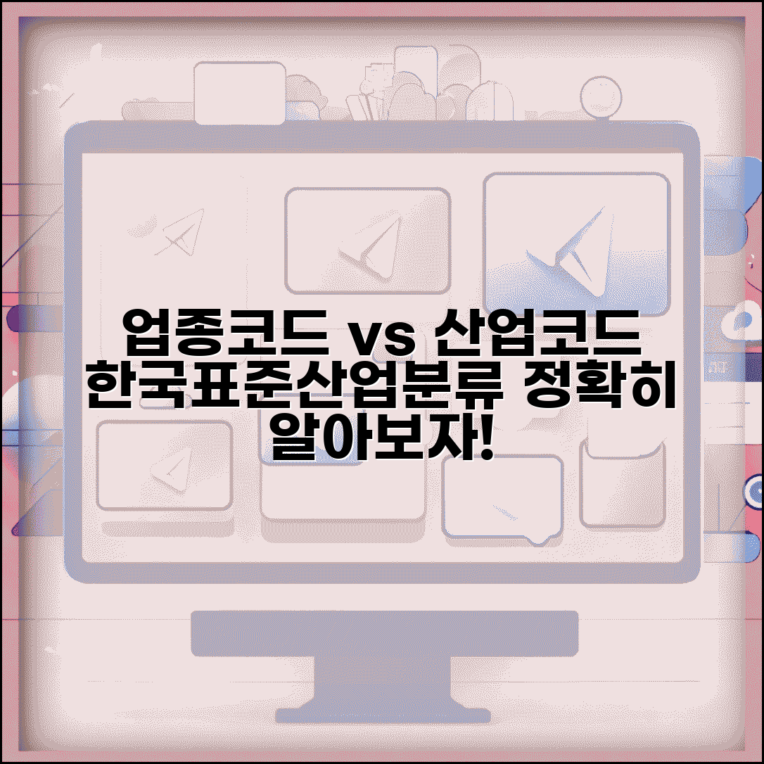 업종코드 산업분류코드 차이 | 한국표준산업분류 업종코드