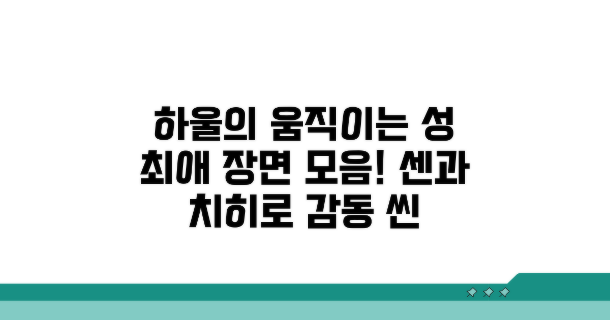 센과 치히로 하울 추천 장면