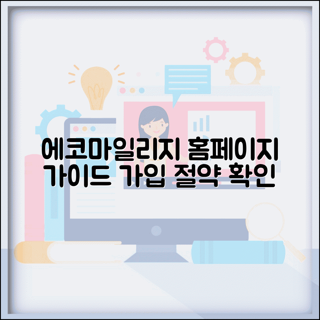 에코마일리지 홈페이지 이용 가이드 | 온라인 회원가입 및 절약실적 확인법