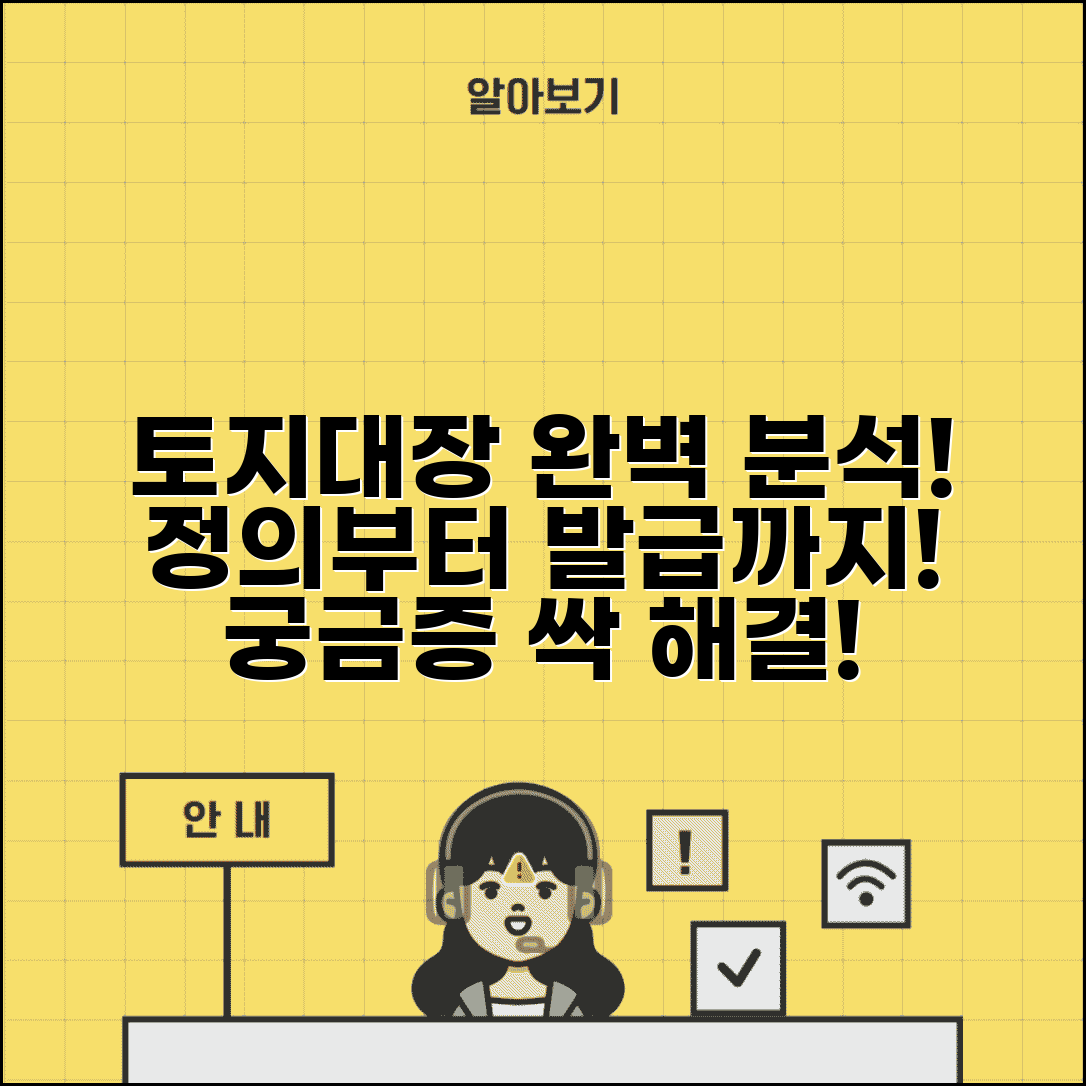 토지대장 뜻 및 발급하는곳 | 토지대장이란 무엇인가 상세 해설