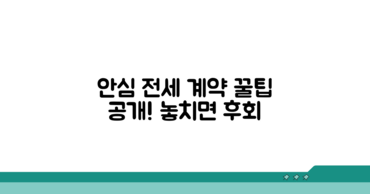 안심 전세 계약을 위한 꿀팁
