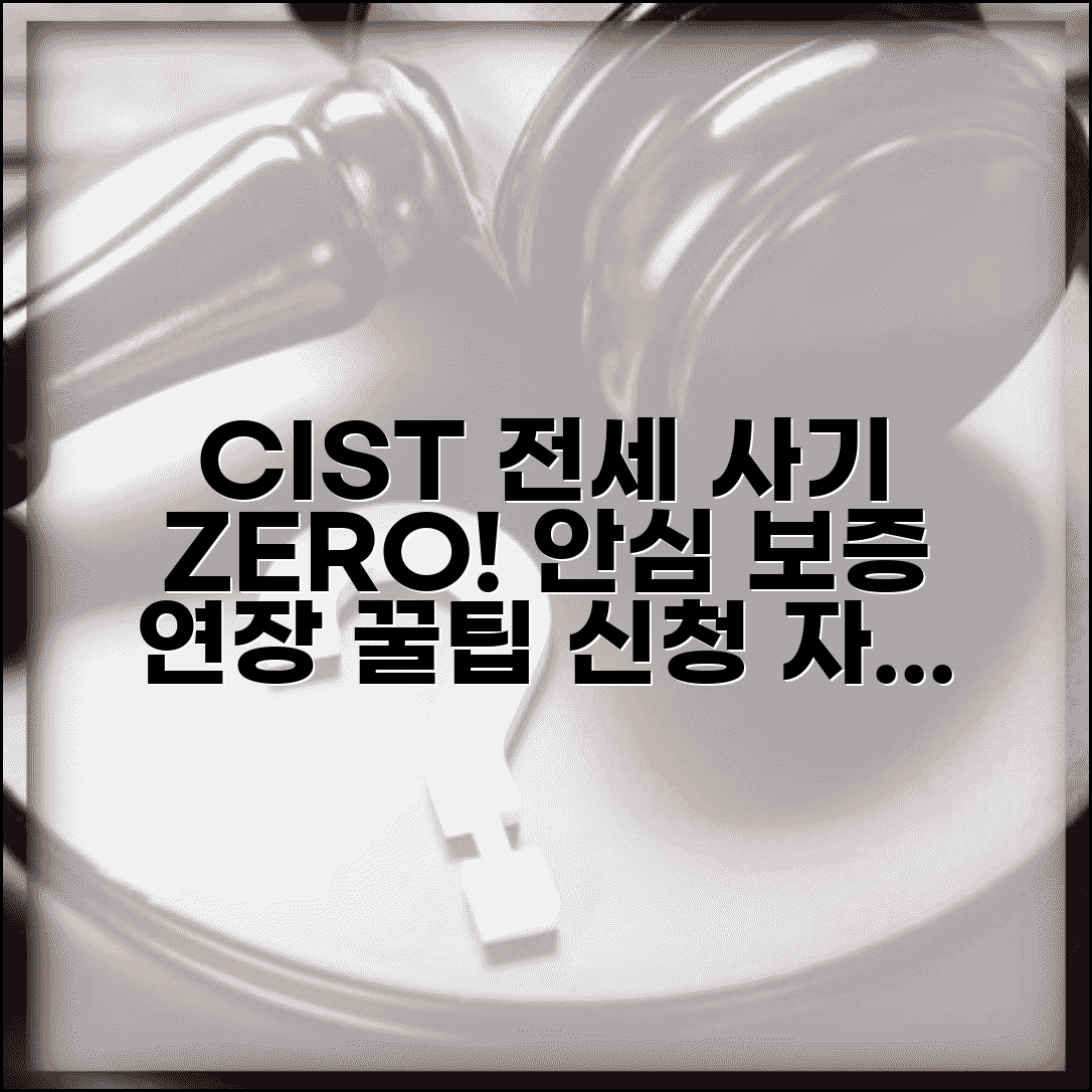 CIST 전세 사기 예방: 안심 전세 보증 연장 방법 | 신청 자격, 절차, 꿀팁