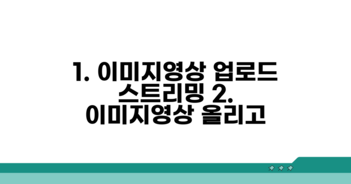 이미지, 영상 업로드부터 스트리밍까지