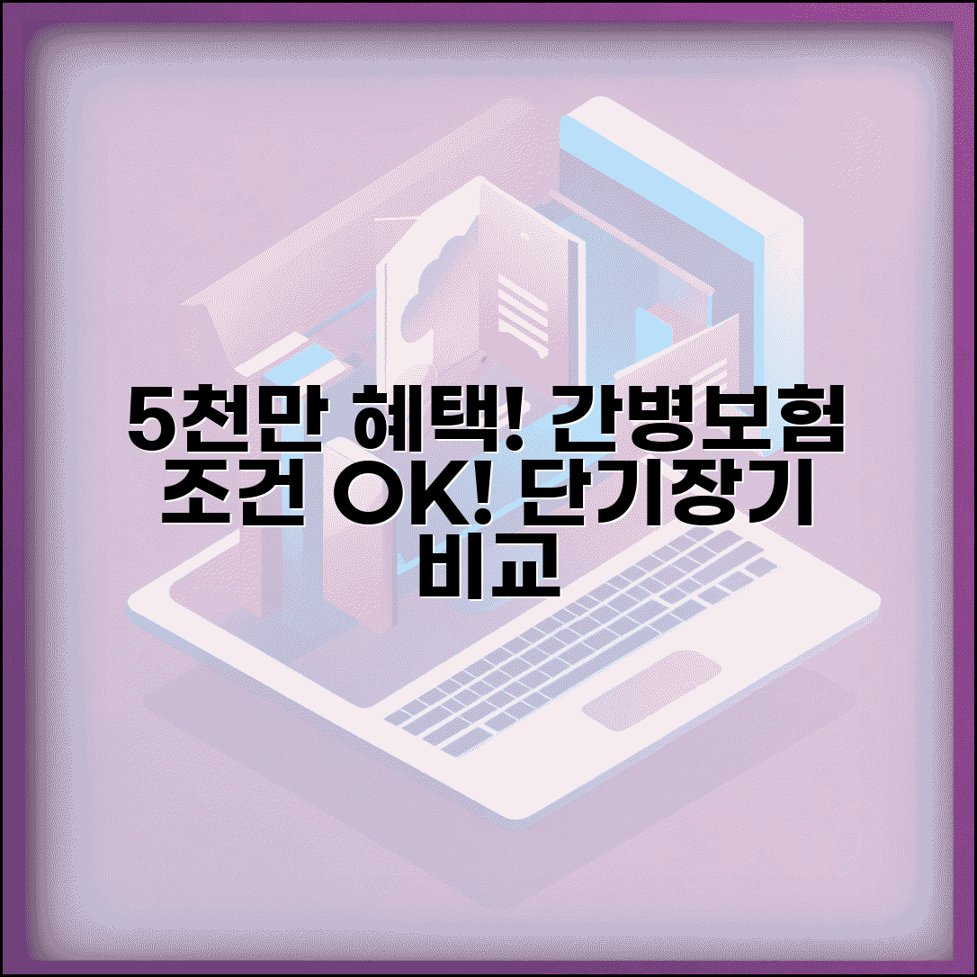 5000만원 간병보험 가입 조건 및 혜택 | 집주인 동의, 보증보험, 단기/장기 비교