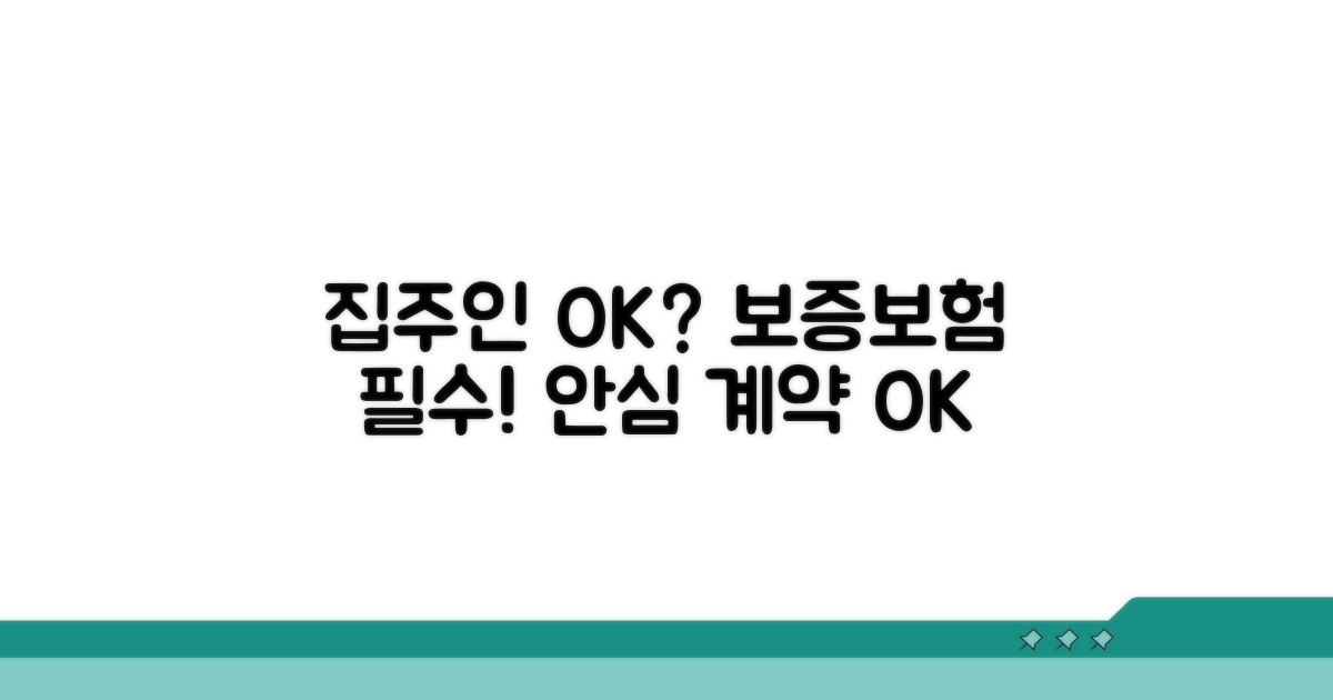 집주인 동의, 보증보험 필요성