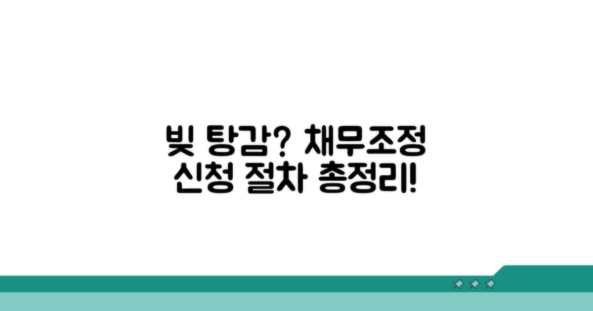 채무 조정 신청 절차 완벽 가이드