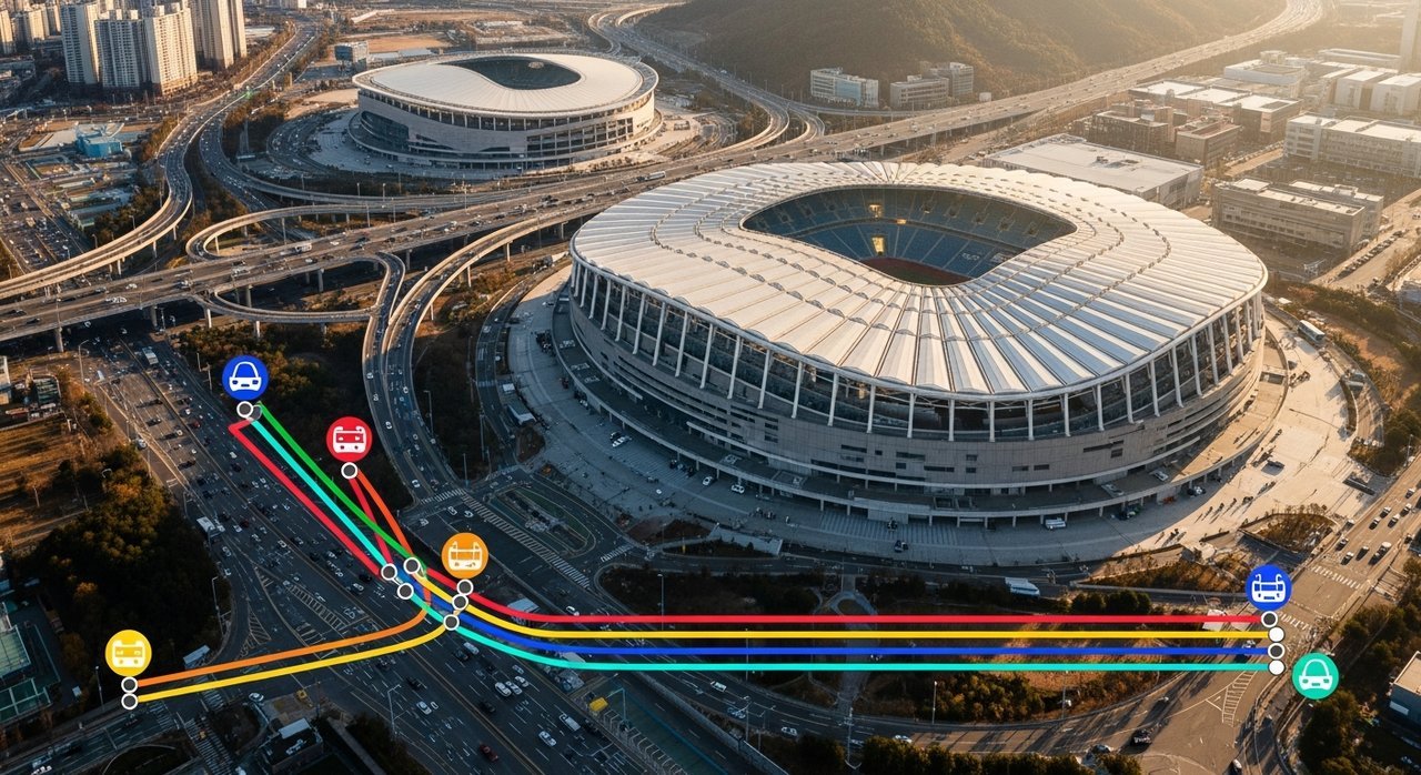 부산아시아드주경기장 교통안내 | 지하철 노선별 접근방법 핵심 정리