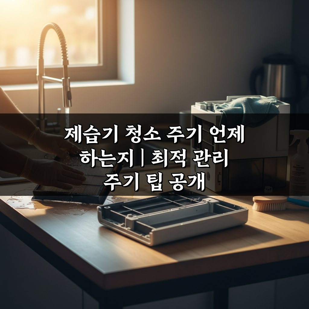 제습기 청소 주기 언제 하는지 | 최적 관리 주기 팁 공개