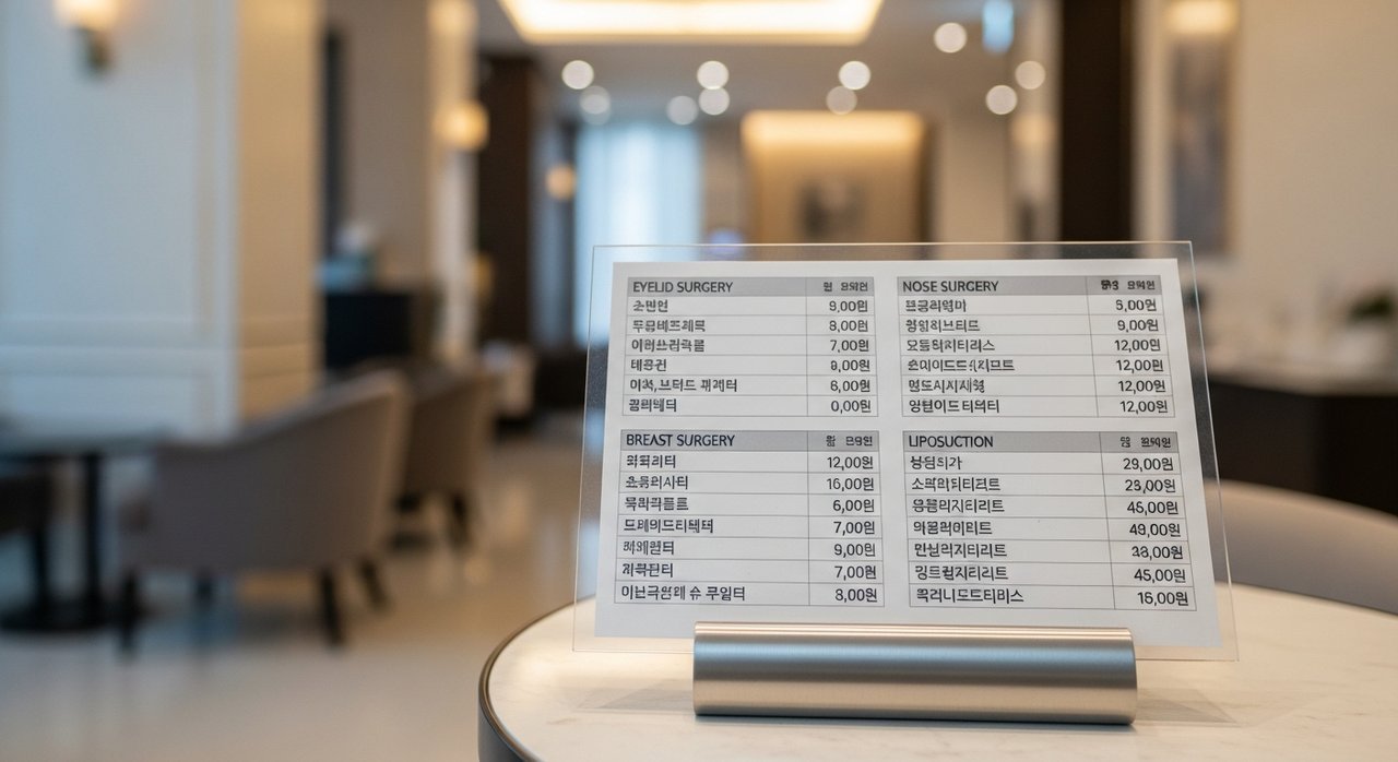 성형외과 시술 가격표 부위별 정리 쌍꺼풀 코 가슴 지방흡입 시술비 공개