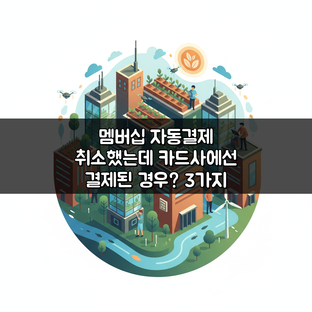 멤버십 자동결제 취소했는데 카드사에선 결제된 경우? 3가지 해결법