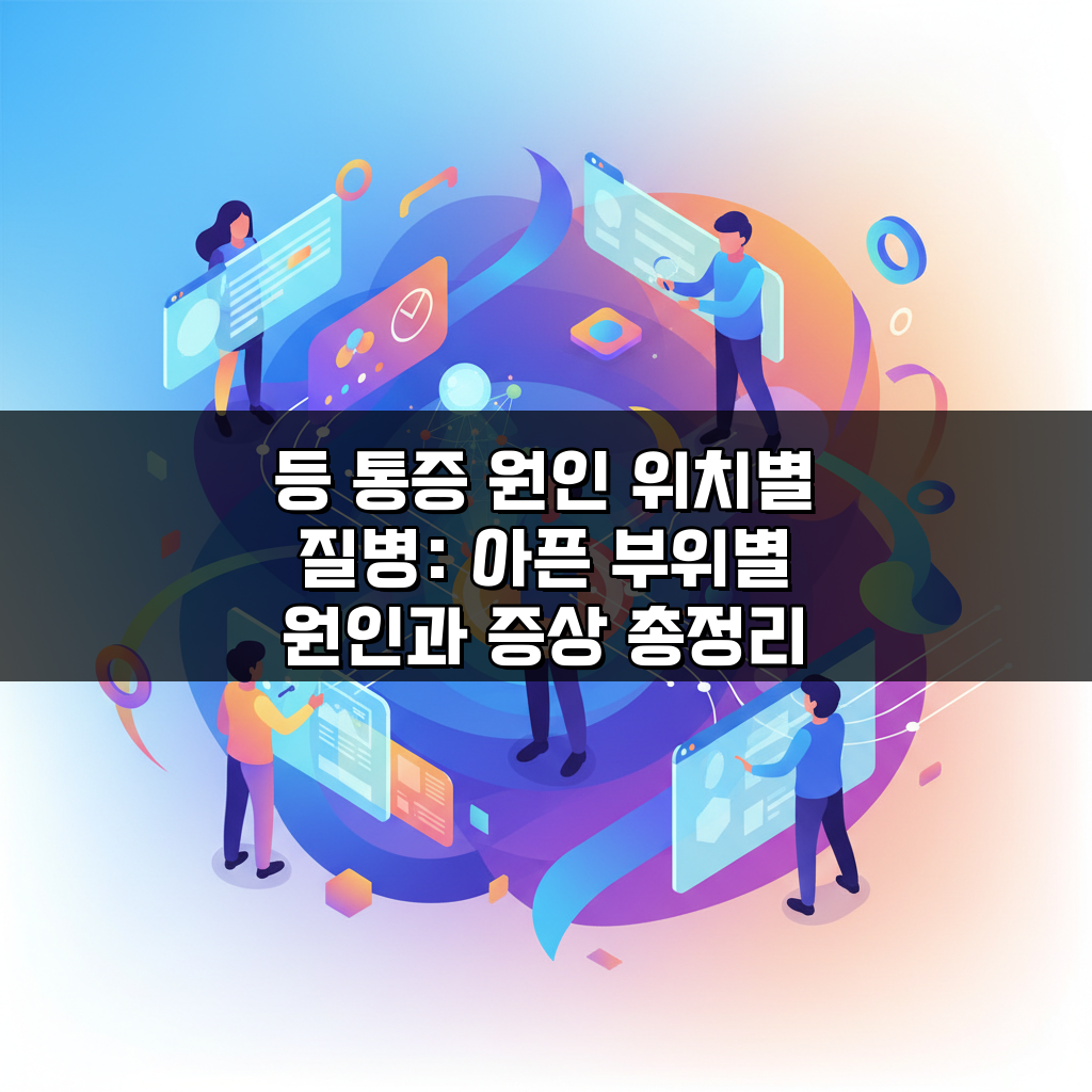 등 통증 원인 위치별 질병: 아픈 부위별 원인과 증상 총정리