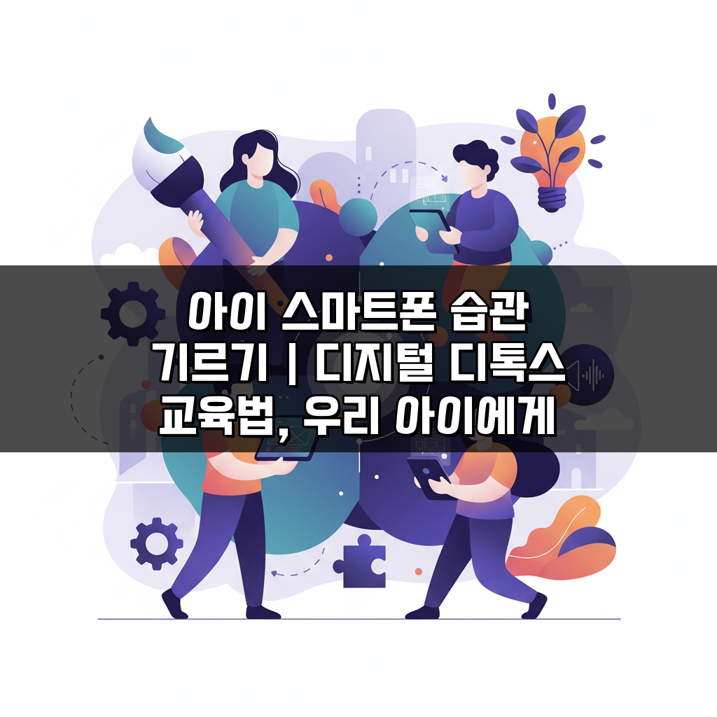 아이 스마트폰 습관 기르기 | 디지털 디톡스 교육법, 우리 아이에게 꼭 필요한 이유 5가지